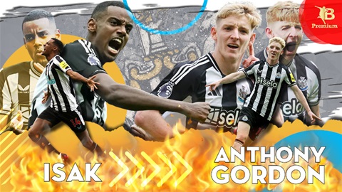 Anthony Gordon & Alexander Isak: ‘Song sát’ đáng sợ của Newcastle 